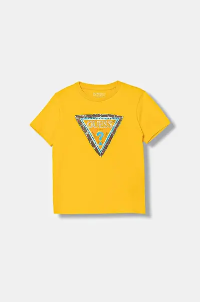 Dětské bavlněné tričko Guess