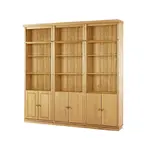 MID.YOU KNIHOVNA, barvy borovice, borovice, 223/222/34 cm