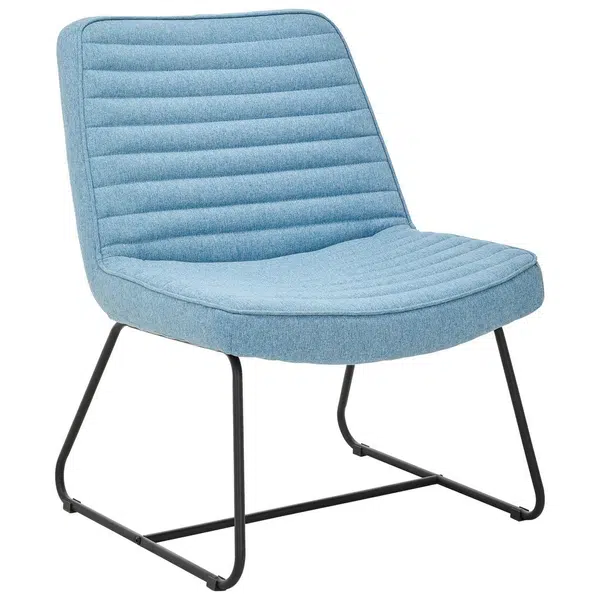 P & B KŘESLO, textil, modrá