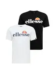 ELLESSE Tričko 'Prado'  žltá / lososová / čierna / biela