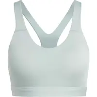 adidas OPTIME ESSENTIAL HS Dámská sportovní podprsenka, světle zelená, velikost L A-B