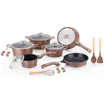 Royalty Sada nádobí 17 ks CLICK systém, copper