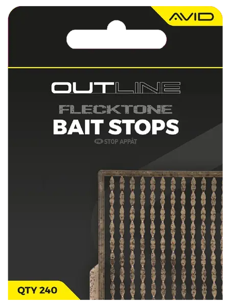 Avid carp zarážky outline flecktone bait stops