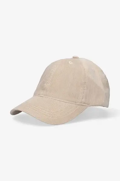 Manšestrová kšiltovka Wood Wood Low Profile Corduroy Cap