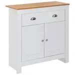 MID.YOU KOMODA, bílá, 79/81/34,5 cm