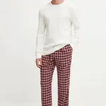 Pyžamo Hollister Co. béžová barva, KI313-4022