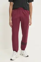 Tepláky adidas Originals NC PANTS vínová barva, hladké, JC9902