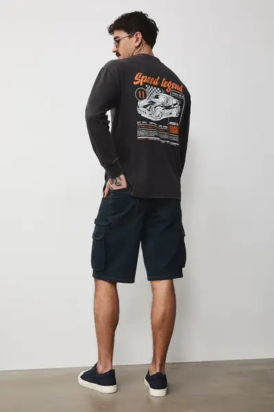 Bavlněné tričko s dlouhým rukávem Medicine