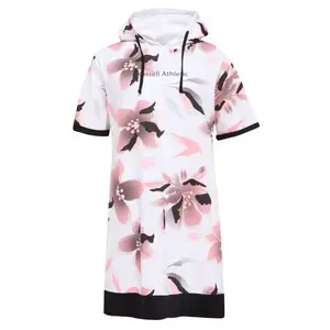 Russell Athletic DRESS HOODIE Dámske šaty, biela, veľkosť