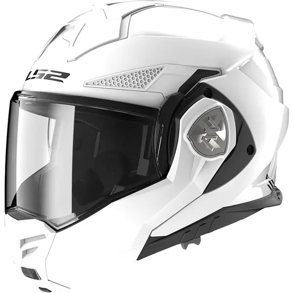 Překlopná moto přilba LS2 FF901 Advant X Solid White P/J S (55-56)