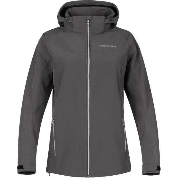 Hannah SOOKIE Dámská softshellová bunda, tmavě šedá, velikost