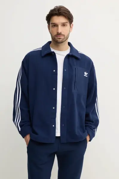 Fleecová košile adidas Originals