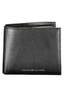 TOMMY HILFIGER BLACK MEN'S WALLET