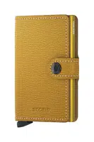 Peněženka Secrid Crisple Ochre žlutá barva