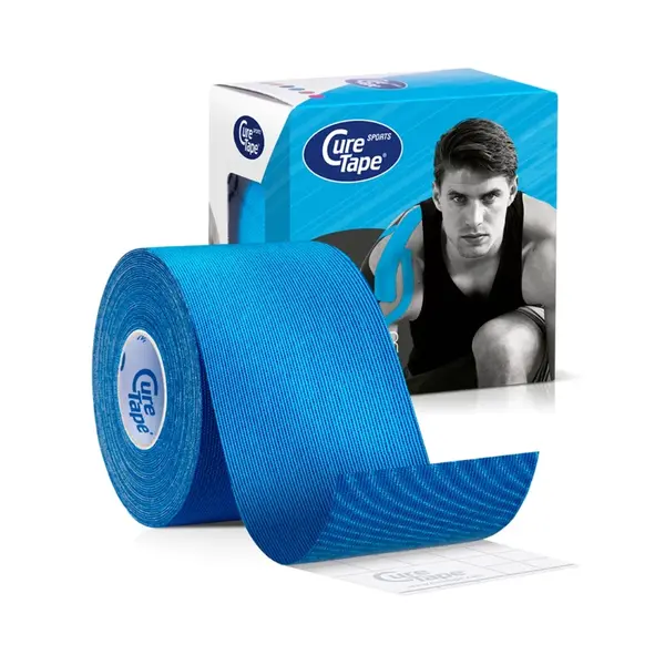 CureTape Sports 5 cm x 5 m kineziologický tejp modrý