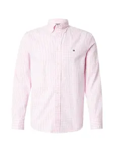 TOMMY HILFIGER Košeľa 'Flex'  ružová / biela