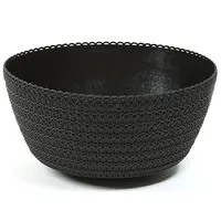 Kvetináč Jersey 300 Recycled čierna LA786-04