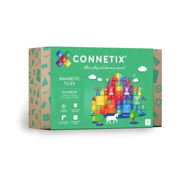 CONNETIX® Rainbow Creative Pack magnetická stavebnice 102 ks