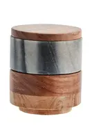 Nádoby na koření s víčkem Madam Stoltz Marble 2-pack