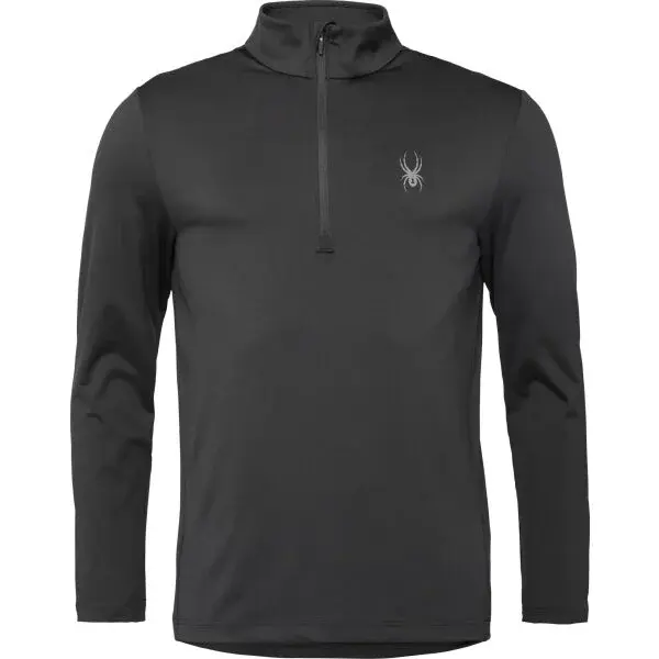 Spyder PROSPECT 1/2 ZIP Pánska mikina, čierna, veľkosť