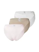 Skiny Nohavičky  béžová / svetloružová / biela