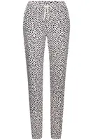 VIVANCE Pyžamové nohavice  čierna / biela