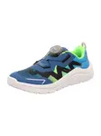 SUPERFIT Tenisky 'KICKS'  modrá / svetlomodrá / svetlozelená / čierna