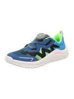 SUPERFIT Tenisky 'KICKS'  modrá / svetlomodrá / svetlozelená / čierna