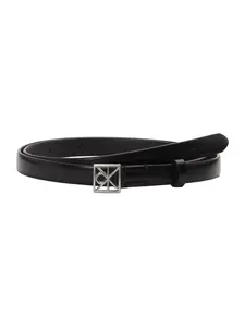 Calvin Klein Opasky  čierna / strieborná