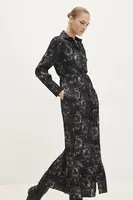 Šaty Answear.LAB černá barva, maxi