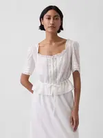 GAP top s čipkou pre ženy