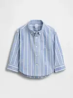 GAP Baby oversize košile s logem Oxford Big Shirt - Kluci