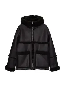 Pull&Bear Zimná bunda  čierna