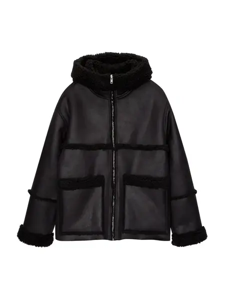 Pull&Bear Zimná bunda  čierna