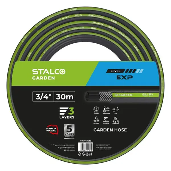Hadice zahradní 3/4” 30m EXP, STALCO GARDEN