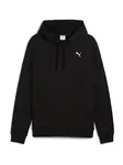 PUMA Športová mikina 'Tad Essentials'  čierna / biela