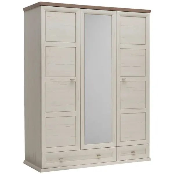 Hom`in SKŘÍŇ NA ODĚV, světle šedá, barvy pinie, 154/196,7/60,5 cm