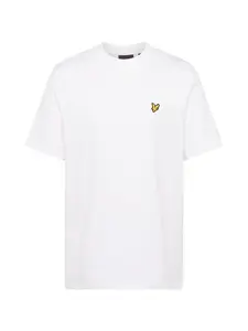 Lyle & Scott Tričko  žltá / čierna / biela