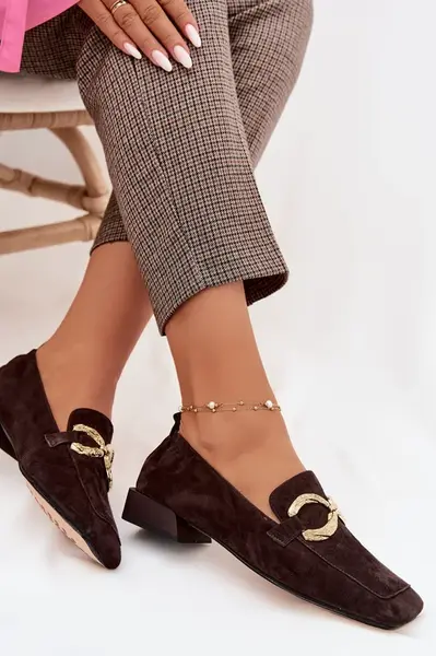 Mokasíny S. BARSKI z přírodního semiše