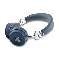Bezdrátová sluchátka Guess Grained Classic Round Shape modrá barva