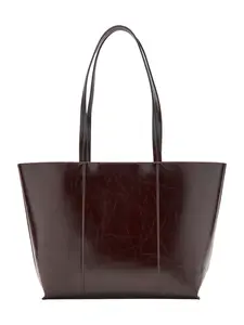 MANGO Shopper 'OLIVER'  gaštanová