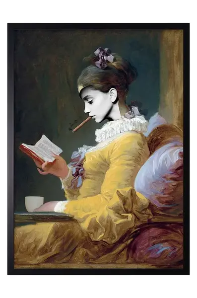 Reprodukce na zarámovaném papíře 50x70 cm