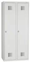 OFFICE PRO Kovová šatní skříň šedá SS 40-2