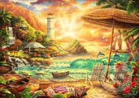 Love the Beach - puzzle z kategorie Umělecké