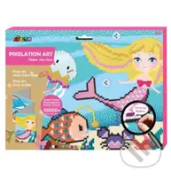 Pixelový obrázek MAXI - Mořská víla - hra z kategorie Vzdělávací hry