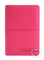 Diář: Růžový/kroužkový M s vyměnitelným kalendáriem