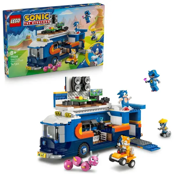 LEGO® Sonic the Hedgehog™ 77006 Veliteľské vozidlo tímu Sonic