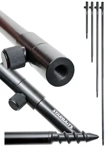 Starbaits vidlička black spot power drill - 120-210 cm