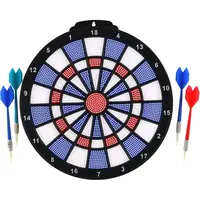 Terč so šípkami 4ks plast priemer 28cm v krabici 39x31x3cm