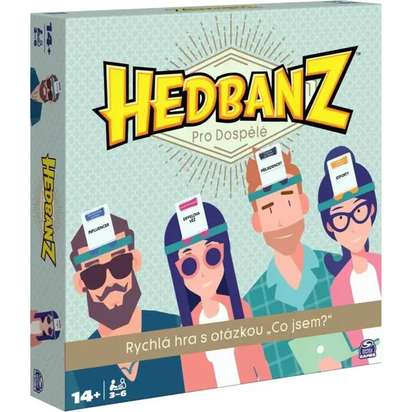 Spin Master Games Hedbanz hra pre dospelých CZ verzia